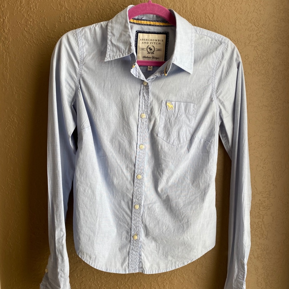 Abercrombie and Fitch Blue Button Down